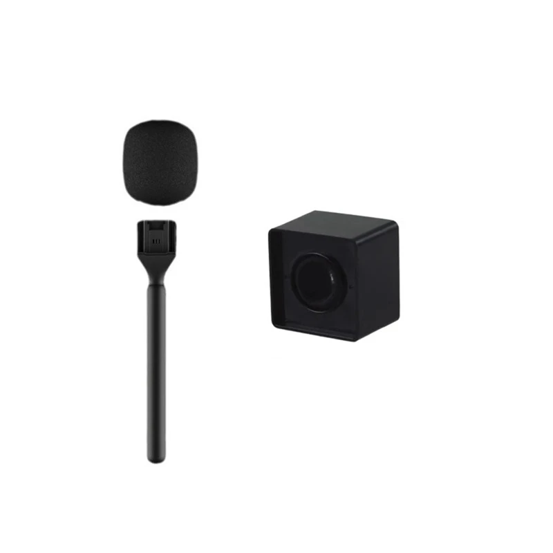 1set Meginterjúvol mic kezelni adopter microph Maroktelefon Adapter számára Lovagol Szikratávirát go/goii/dji mic/relacart/wireless mic Állóképes