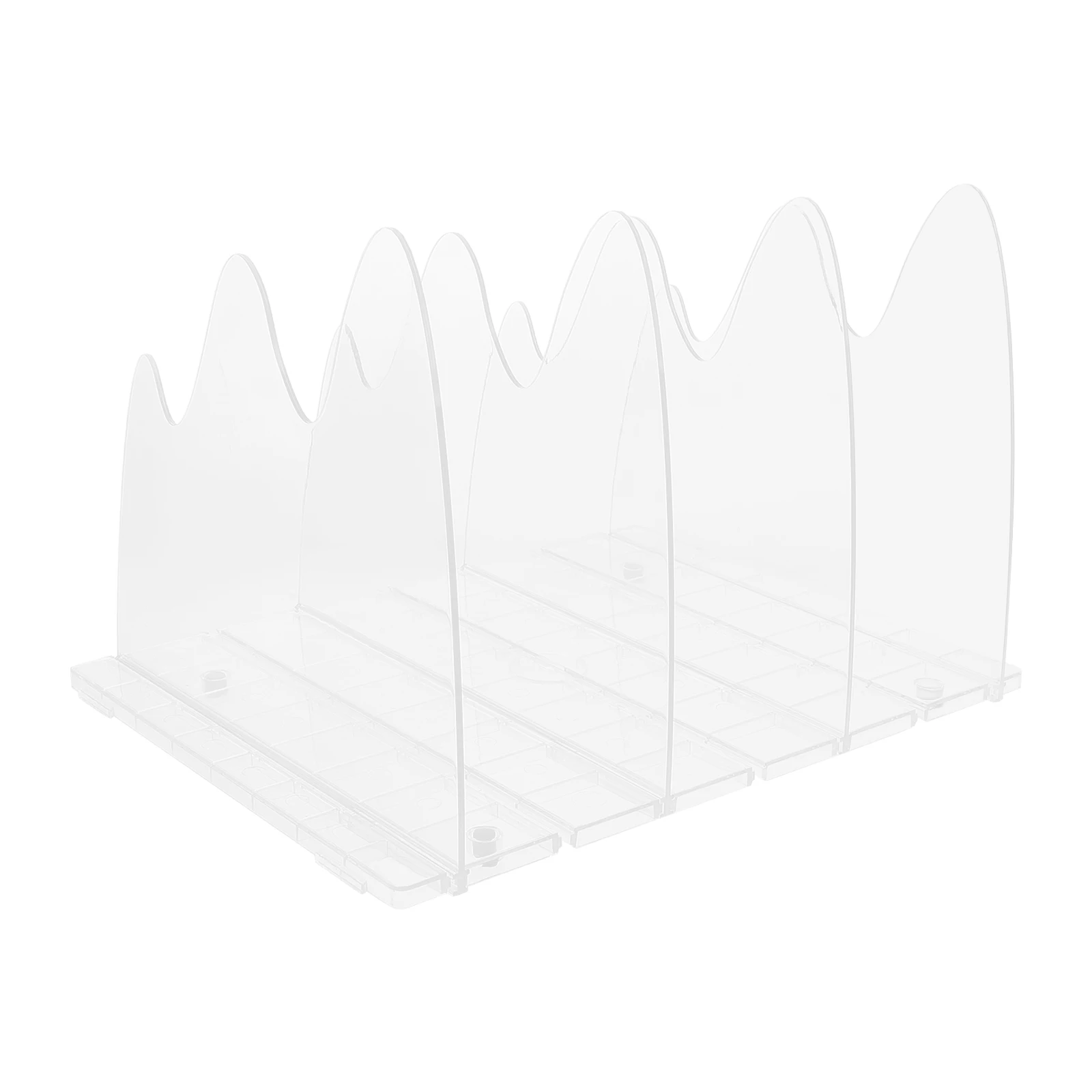 

Multi-Function Transparent Storage Box Cabinet Divider Baffle Hanging Organizer Shelf Closet Accessory Plastic Divider For Home