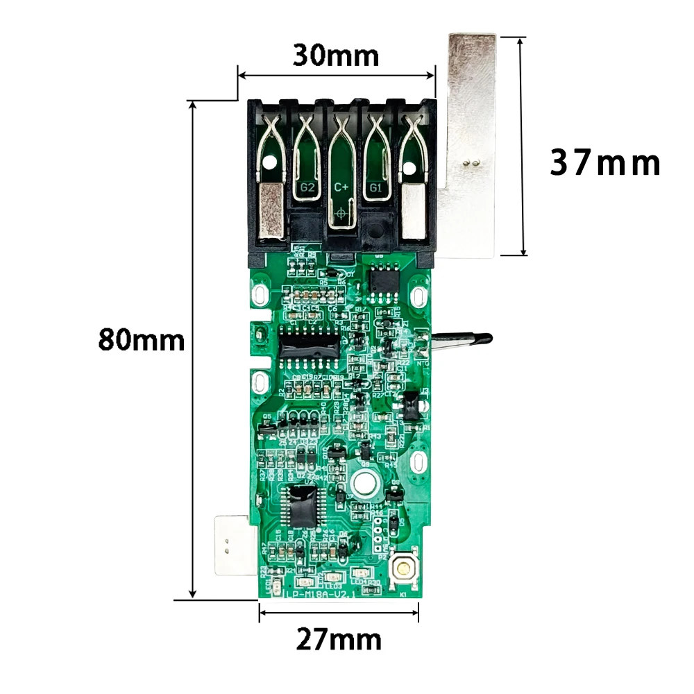 Dla M18 PCB płytka zabezpieczająca przed ładowaniem dla Milwaukee 18V 3Ah 4Ah 5Ah 6Ah akumulator litowo-jonowy płytka drukowana płyta główna 48-11-1811 — zdjęcie produktu 4