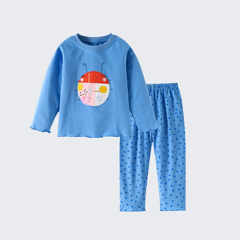 

Children's Autumn Outfit New Fashionable Girls' Round Neck Long Sleeve Set