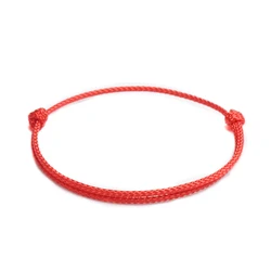 Red String Bracelet for Women Adjustable Handmade Black Cord Bracelets for Men Unisex Adult Nylon Cord for Surfer Father Day