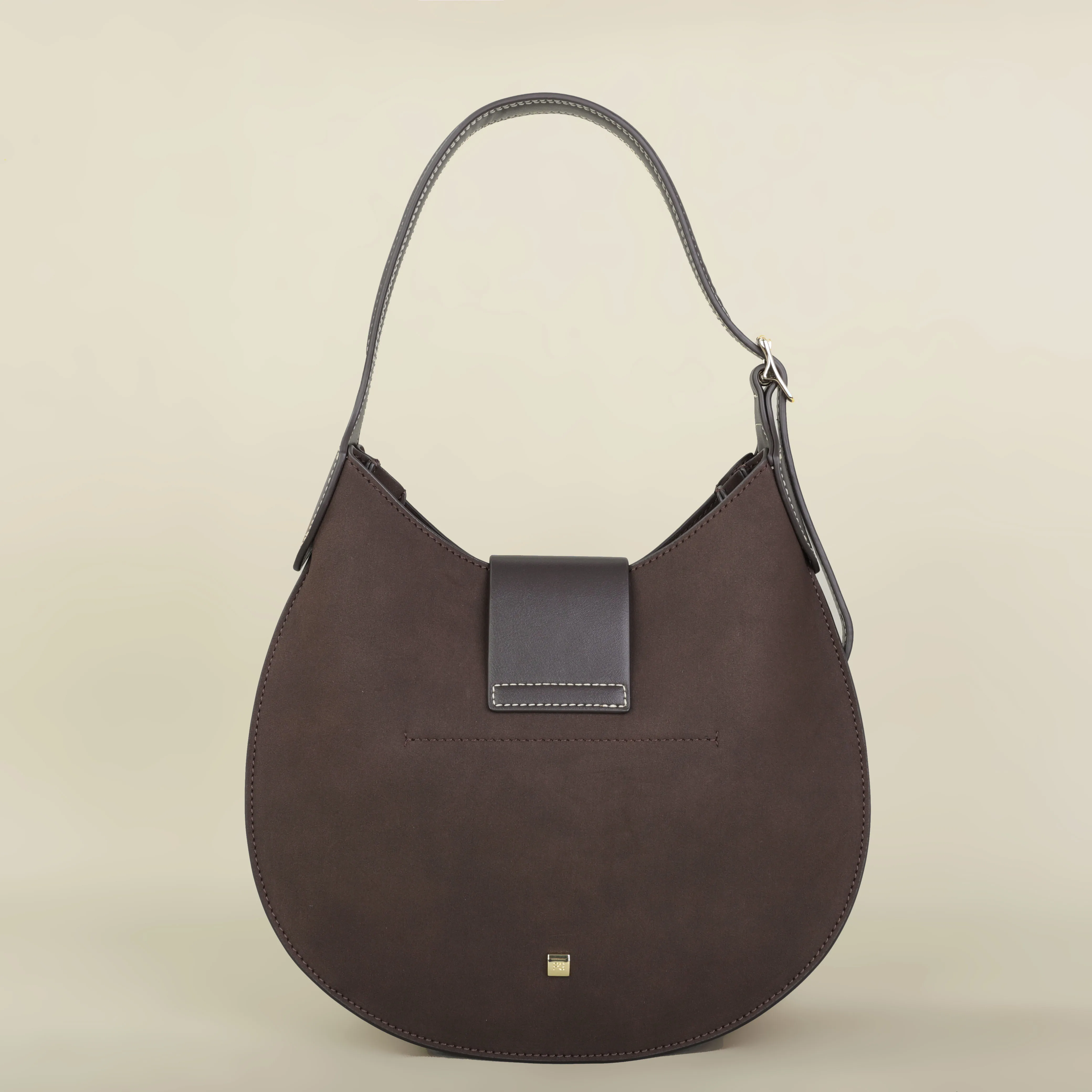 PG Fashion Unterbeintasche Klassisches Design Hochwertige Minimalistische Elegante Damen-Handtasche in Knödelform Ausverkauf – Detail 8