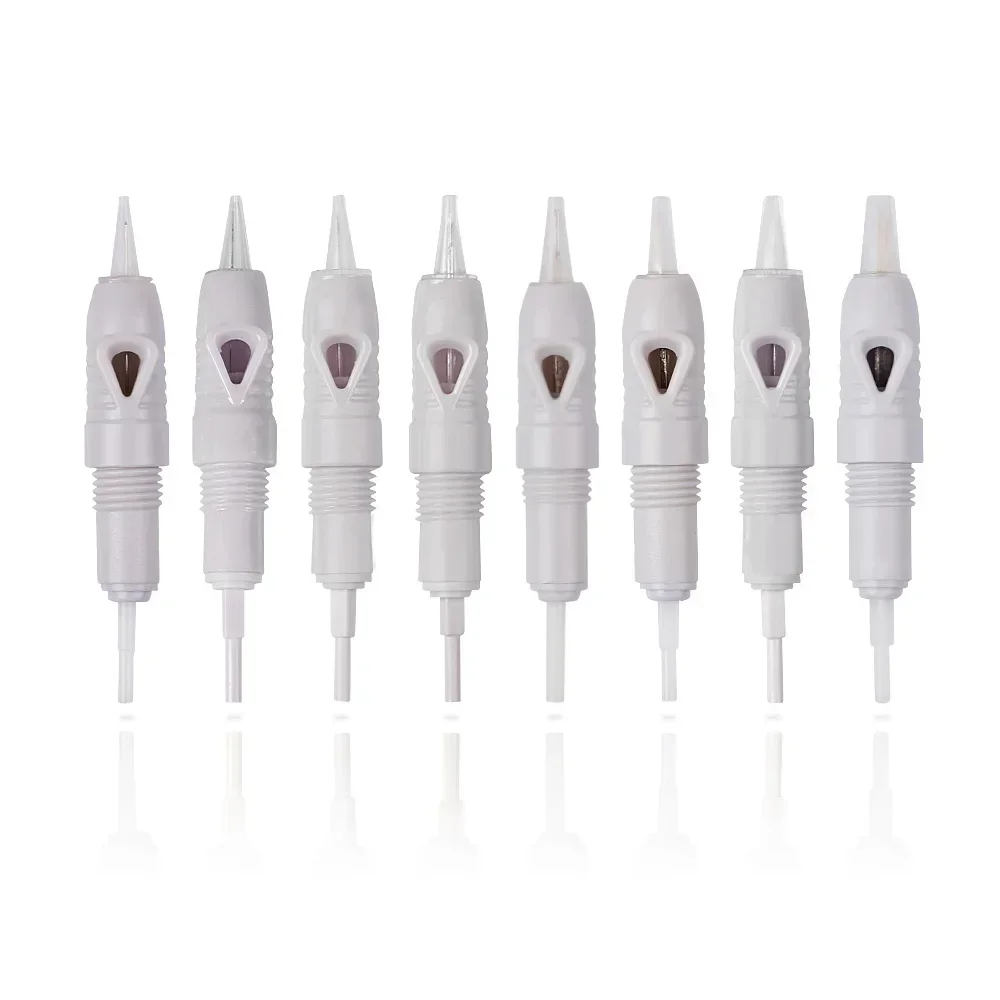 

Татуировка бровей, 10 шт. в партии, 1D/1R/3R/5R/7R/3FP/5FP/7FP, одноразовые стерилизованные иглы для татуировки, иглы для перманентного макияжа, насадки для бровей