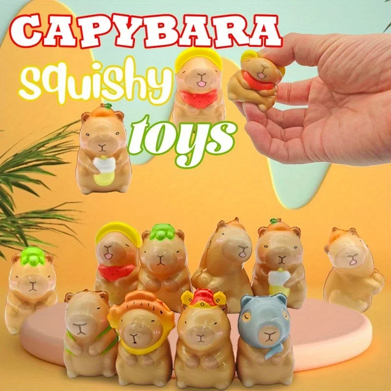Juguete Antiestrés Capybara Squeeze Toys - usage example