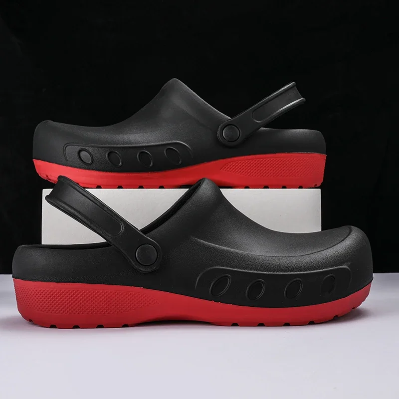 2025 أحذية النساء إيفا صنادل أرضية للرجال المضادة للانزلاق تسولي الراحة حديقة قباقيب مقاوم للماء الصنادل حجم كبير رجالي النعال