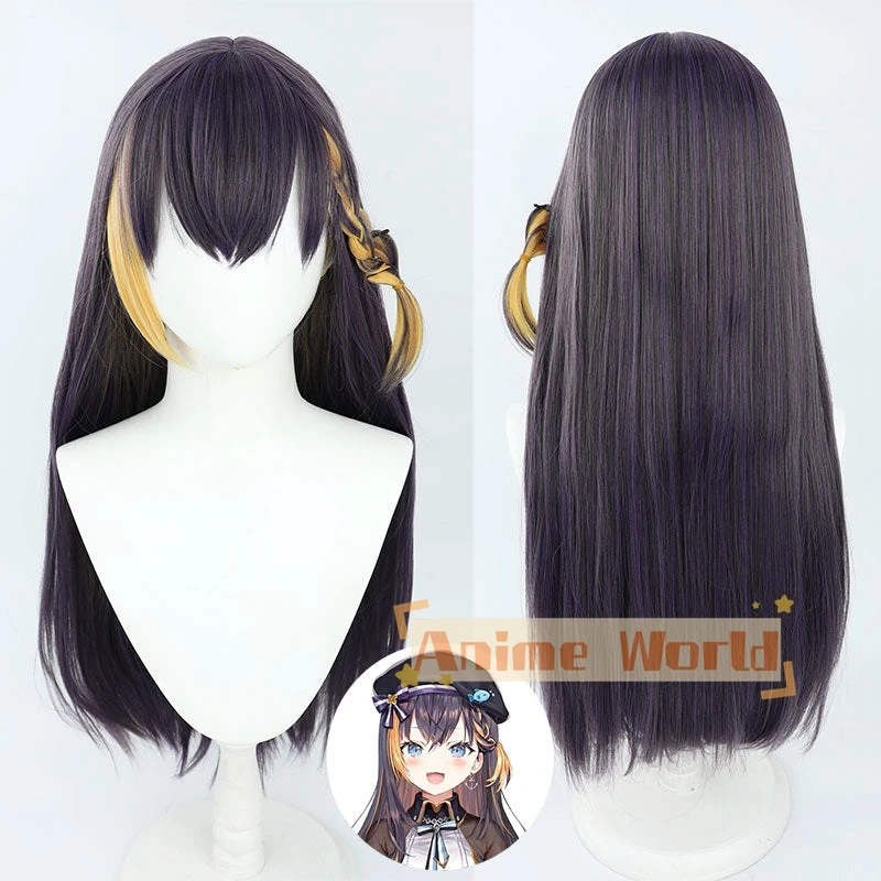 

Virtual YouTuber Nijisanji OBSYDIA Petra Gurin Combat Idol Long Wig Cosplay Wig Halloween Christmas Woman Men Adult Wig