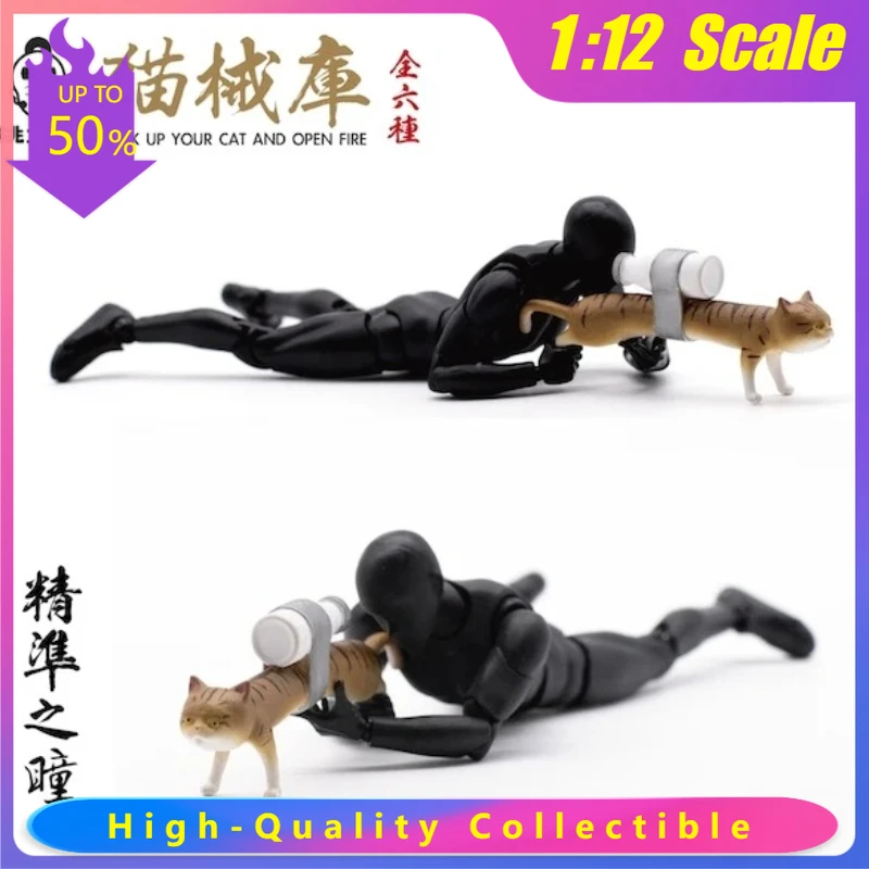

‌1/12 Scale Cat Armory Set - 6-Model Animal Model Collection for 6-inch Action Figures‌
