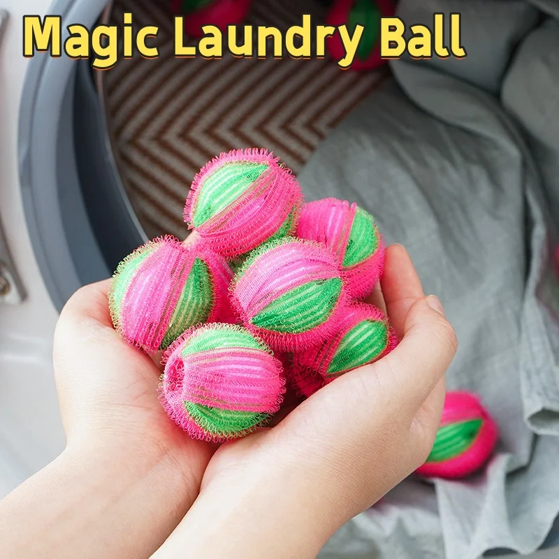 Reusable Laundry Balls Washing Machine Pet Hair Remover Lint Catcher Clothes Filter Cleaning Hair Catch Balls
