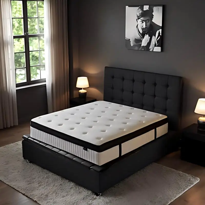 12 Inch Full Size Hybrid Mattresses in a Box with Individual Pocket Springs - Medium Firm and Pressure Relief
