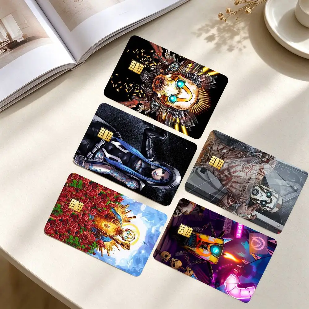 B-Borderlands Zer0 Maya Game  Credit Card HD Stickers Game Card Decal Small Chip Waterproof Sticker Gift
