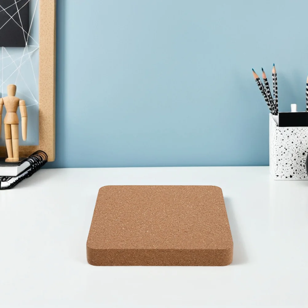 

2Pcs Thickened Craft Cork Punching Pad Mute Nonslip Base Hole Punching Board Tool for Handbags Wallet Sewing