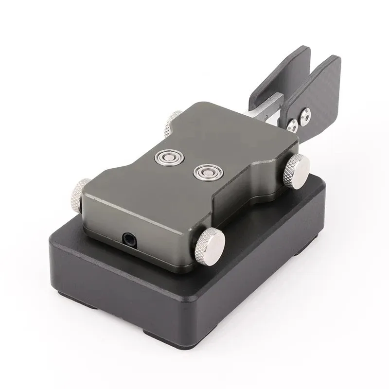 AAAAADouble Paddle Automatic Key CW Morse Code, Shortwave Radio Transmitter Key 3.5mm Audio Plug