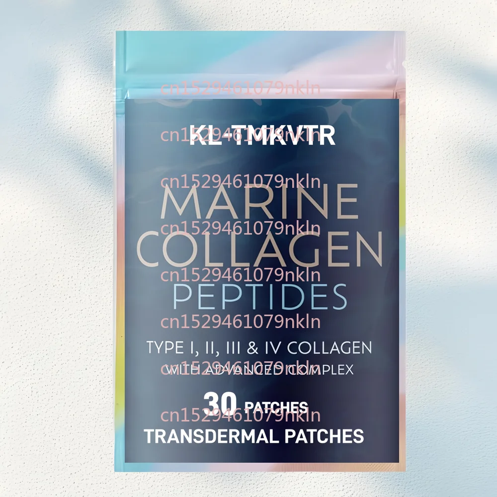 

30 Patches Marine Collagen Transdermal Patches with Hyaluronic Acid, Vitamin C & Minerals - for Hair, Skin & Nails