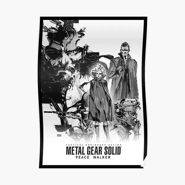 Metal Gear Solid Peace Walker  Poster Vintage Modern Funny Picture Painting Home Mural Art Room Wall Decor Decoration No Frame