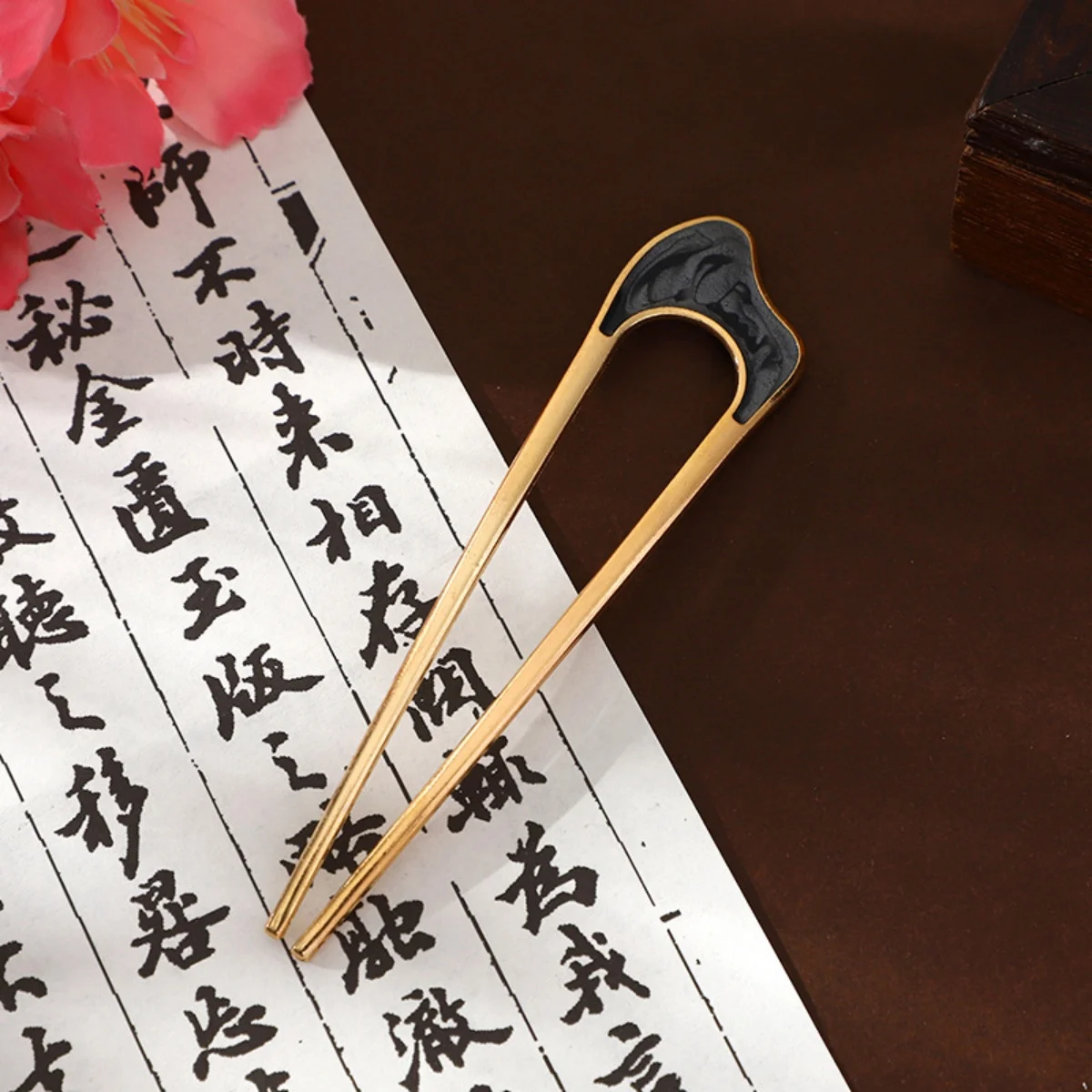 New Simple Fork Metal Hairpin U-shaped Alloy Hair Ornament Hair Accessories for Girls - Image 3