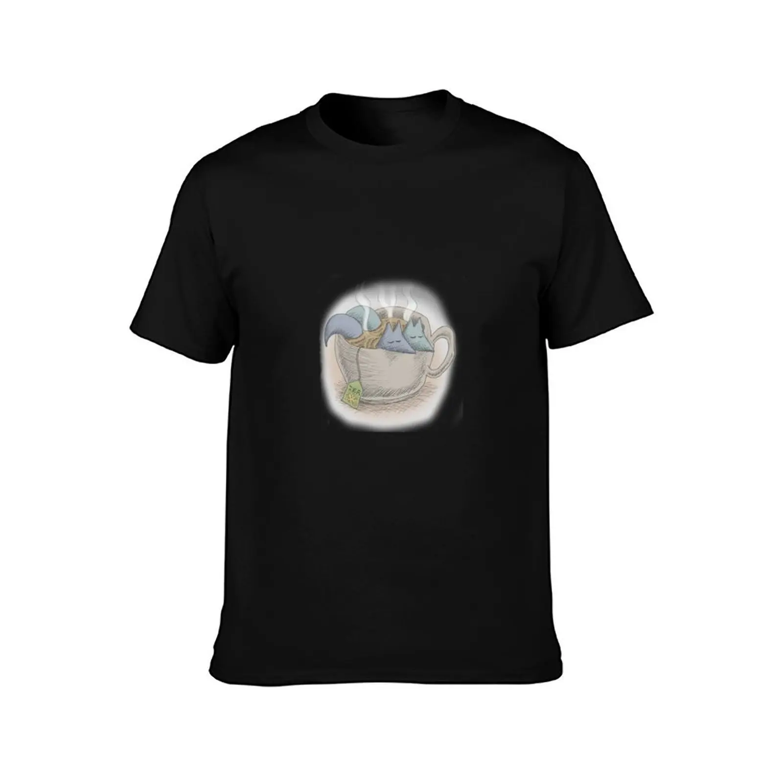 Teacup Bath T-Shirt Comfortable Work Wear Tee T-Shirt