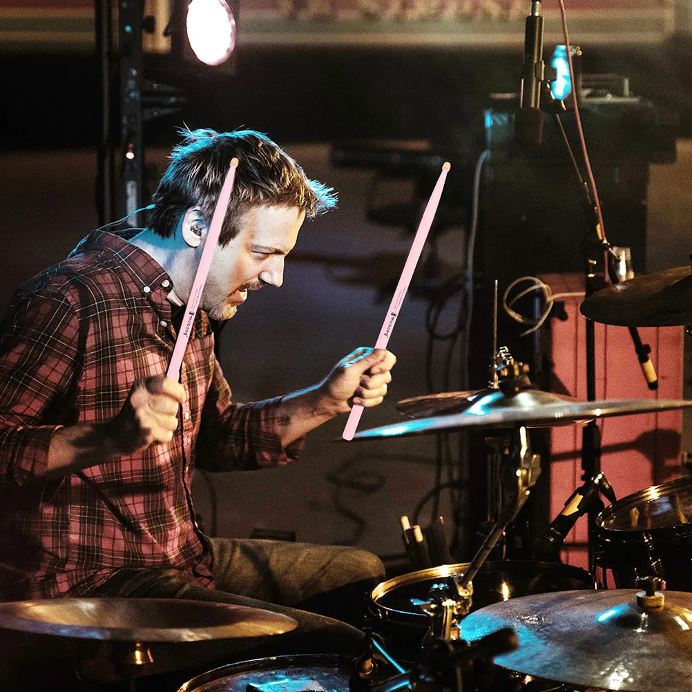 

4pcs Maple Drum Sticks Slip Resistant Durable Lightweight Wood Drumsticks For All Drum Styles Percussion Instrument Accessories