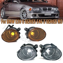 PMFC 자동차 전면 안개등 어셈블리, 투명 및 노란색, BMW 3 시리즈 M5 E39 2001-2003 M3 E46 2002-2005 63177894017