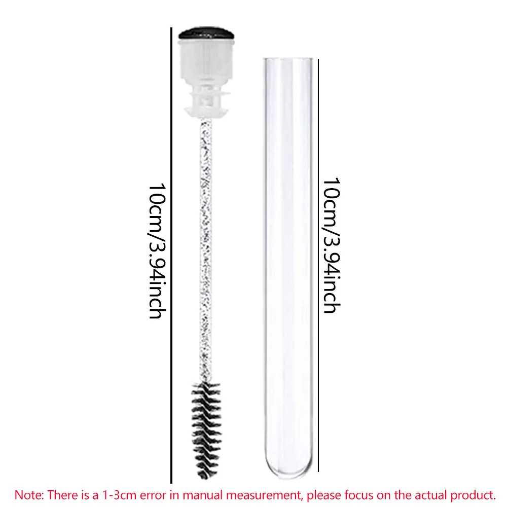 25/50Pcs Eyelash Brush Tubes Crystal Lash Mascara Wands Eyebrow Comb Spoolies Container Lashes Brushes Applicators Makeup Tools image 2