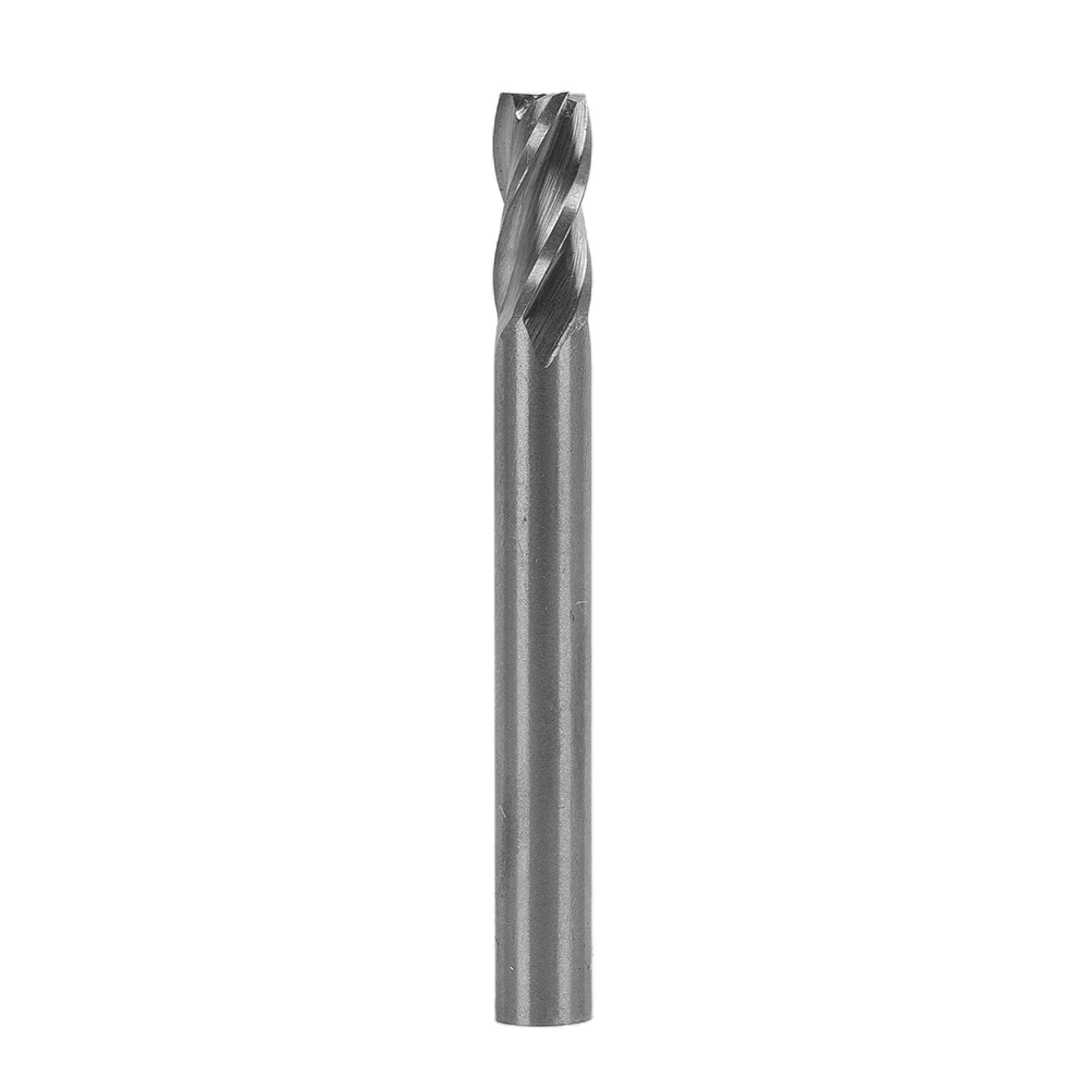 4/6/8/10/12mm HSS CNC 4 Flute Straight Shank End Mill Cutter Drill Bit Tools Suitable For Carved, High-speed Machines