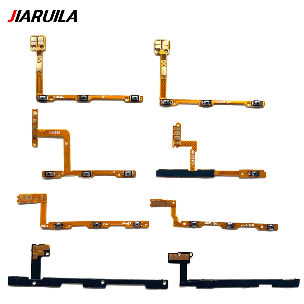 Power on/off Volume Key Button Flex Cable Ribbon For Infinix Hot 7 9 10 Lite 10S 30 5G S3X Note 7 Lite 10 11 Smart 4 6 7 8 HD