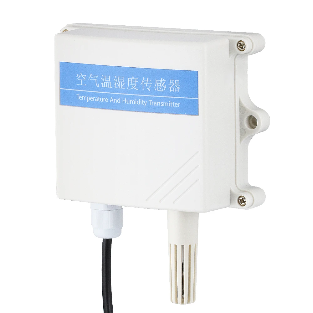 PVC Probe Temperature and Humidity Sensor Module with OLED Display ModBus RTU RS485 4-20mA 0-10V Industrial Sensors Transmitter