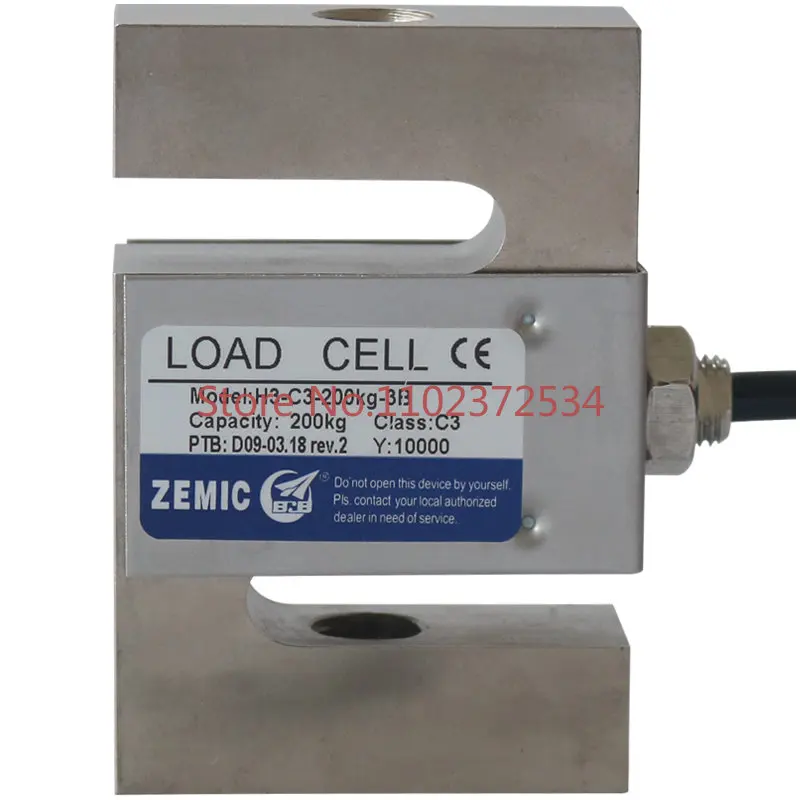 

ZEMIC Avionics H3-C3-500KG-3b load cell/tension sensor/S-type sensor