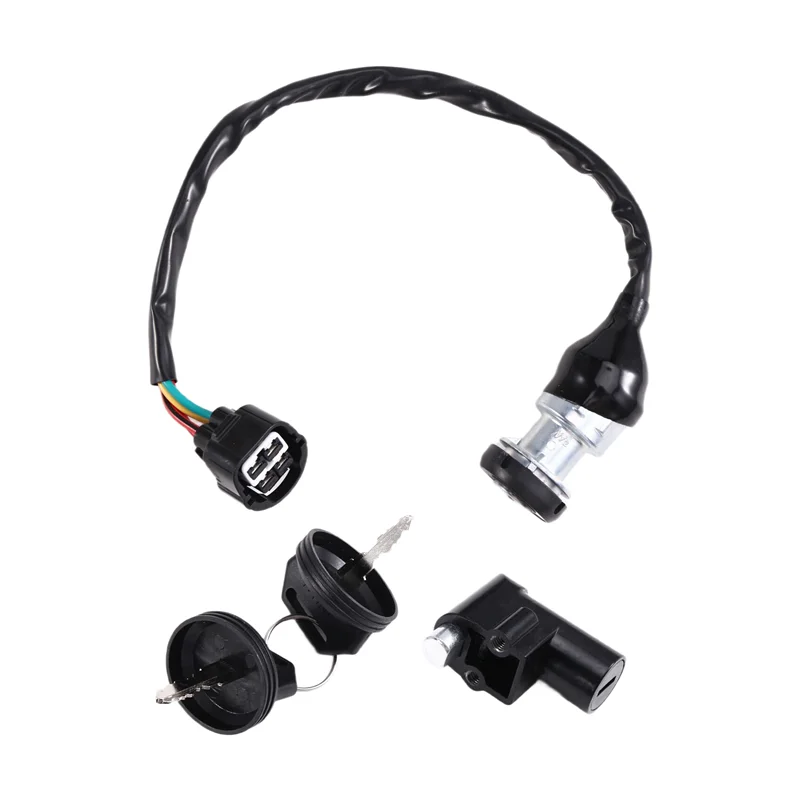 

ABXN-4 Wires Ignition-Switch With 2 Keys Fit For Linhai T-Boss 550 48295 ATV UTV