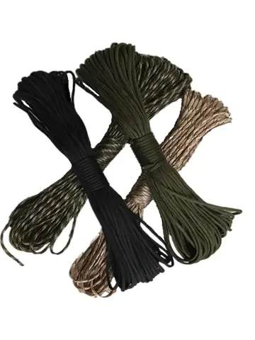 550 Military Paracord 7 Strand 4mm Tactical Parachute Cord Camping Accessories Outdoor Survival DIY Bracelet Rope