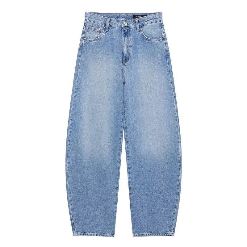 

Spring 2025 High Waist Tapered Jeans Women's Faion New Arrival Denim Pants Long Pants ape Design Spring Summer New Arrivals