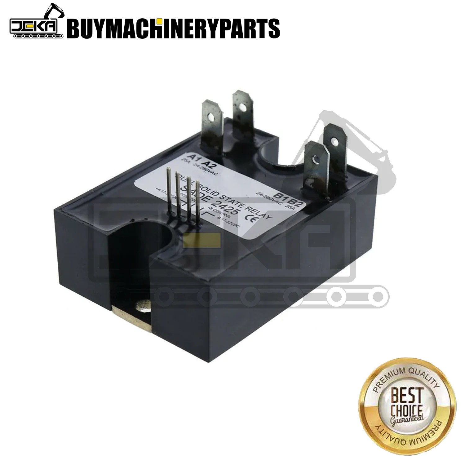 Dual Solid State Relay SSR 17-32VDC Input 280VAC 25A Replace Crydom D2425DE