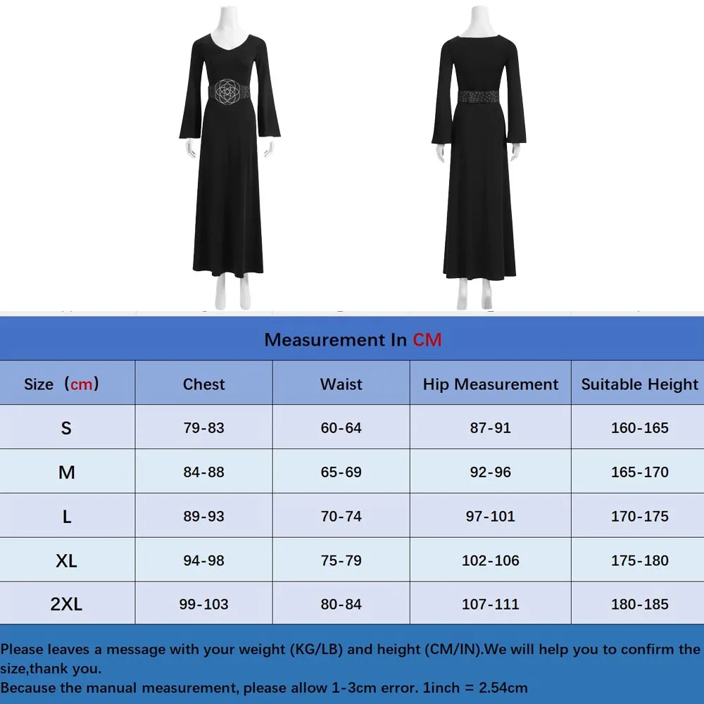 Women Beetle 2 Lydia Dress Costume Cosplay Girls Black Long Dresses Halloween Carnival Dress Up Party Costumes Props