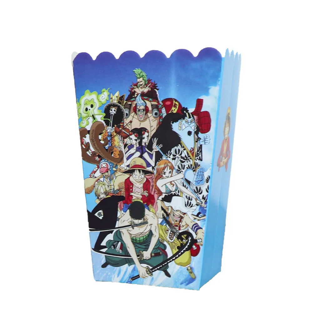 One Piece Partydekoration Geburtstagsfeier-Zubehör Tortendekoration Teller Geschenkbox Ballon Schnapparmband Lehrer-Belohnungspreise – Detail 17