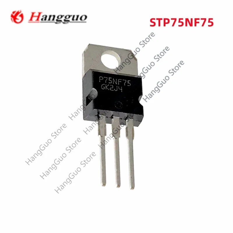 50Pcs/Lot  Brand new original  STP75NF75 TO-220 P75NF75 75N75 MOSFET Transistor Best quality