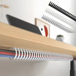 Self-adhesive Raceway pvc cable duct organizer Flame retardant insulation Wire Channel  under desk Cable Management Accessories
