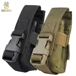 ONETIGRIS Flashlight Holster Flashlight Holder Molle Flashlight Holster Tactical Flashlight Pouch Holder for Belt 1000D Nylon