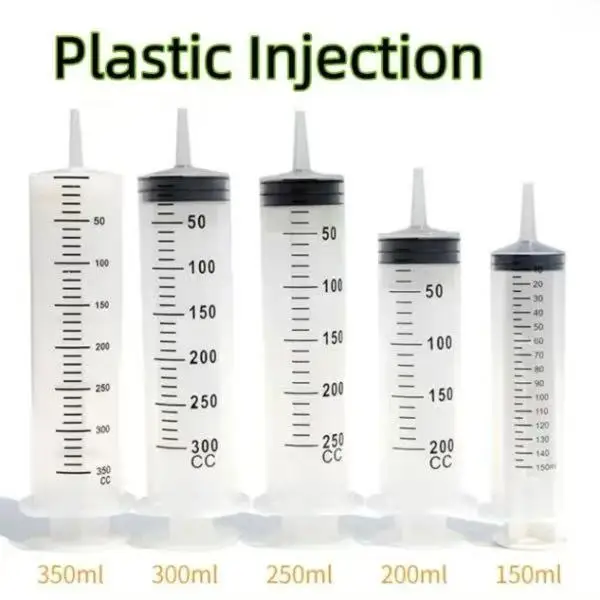 حقنة بلاستيكية للتجارب والديكور وحقن المياه والضخ موديلات 60/100/200/300/500 مل #6