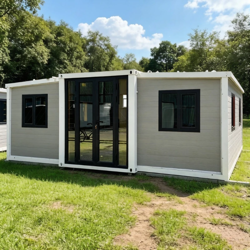 Mobile Tiny House Garden Rooms Forest Cabin Warehouse Barn 40ft 20ft Expandable Container House Prefabricated Folding Room