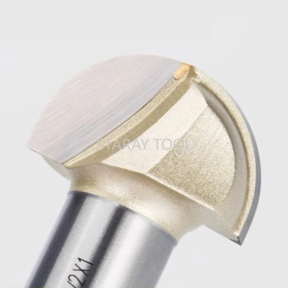 CNC Fräser Hartmetall Metrische Cove Box Bit Holzbearbeitung Runde-boden Router Bit MDF Sperrholz Carving Runde Kopf