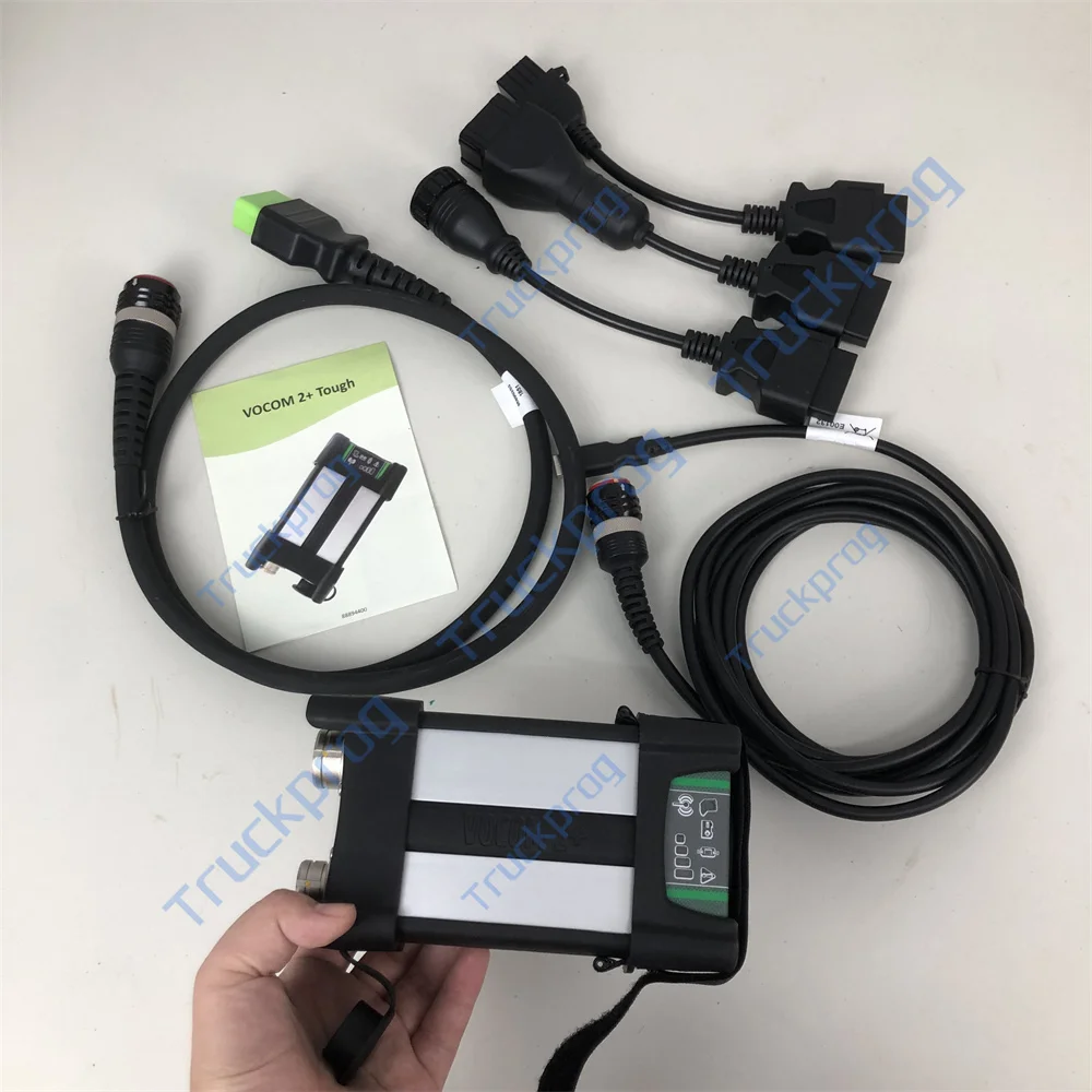 

Original Tool for VOCOM II 88894400 Vocom2+ PTT 2.8 for Renault UD Mack Truck Excavator Diagnostic Tool VOCOM Interface 5 Cables