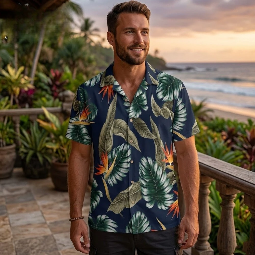 Classic Billy Butcher Cosplay Costume Summer Hawaiian Shirt - TV Series Merch Loose and Comfortable Beach Cuban Collar Shirt