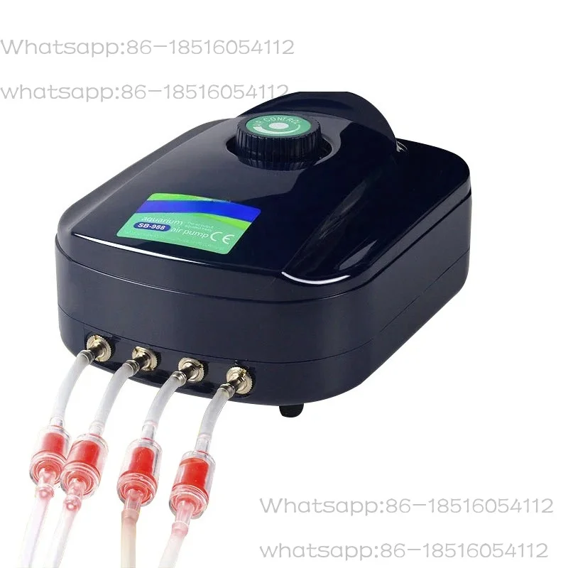 Silent Aquarium Oxygen Air Pump Fish Tank Adjustable Air Volume High Power Oxygenator Air Compressor Aerator 220v 12w