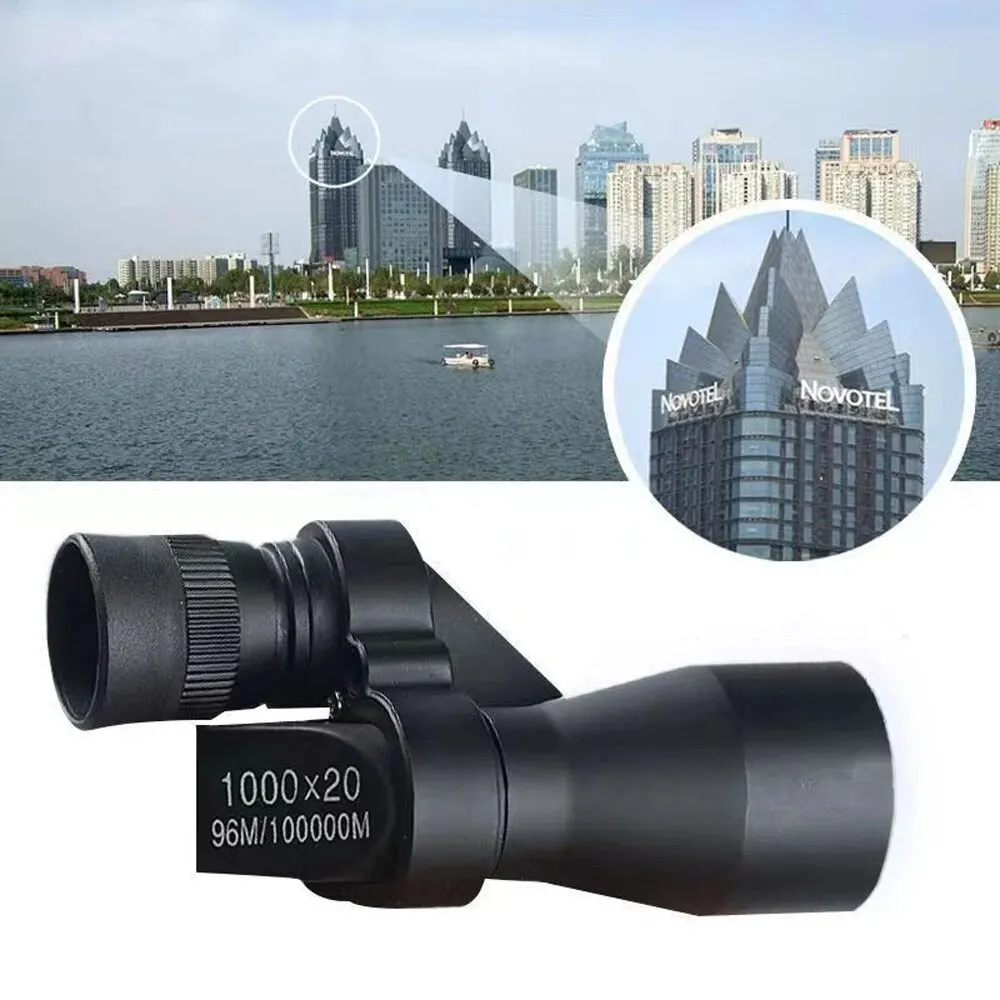 Portátil HD Mini Pocket Telescope Monocular Alta Ampliação Zoom Telescópio Pesca ao ar livre para Caça Camping Montanhismo