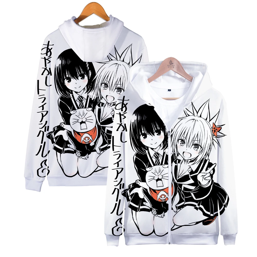 

Ayakashi Triangle 2023 Japanese Anime Zipper Sweatshirt Long Sleeve Men Women's Hoodie Harajuku Streetwear 3D Clothes