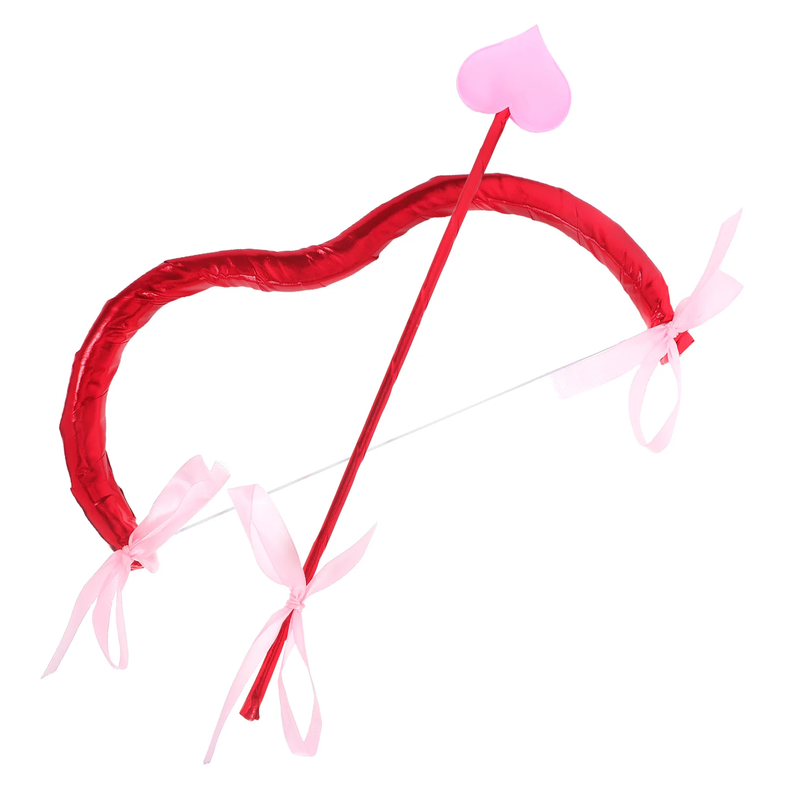 Cupid Bow Props Valentine Party Costume Accessories Lightweight Design Halloween Cosplay Supplies Valentines Day Photo Props Toy