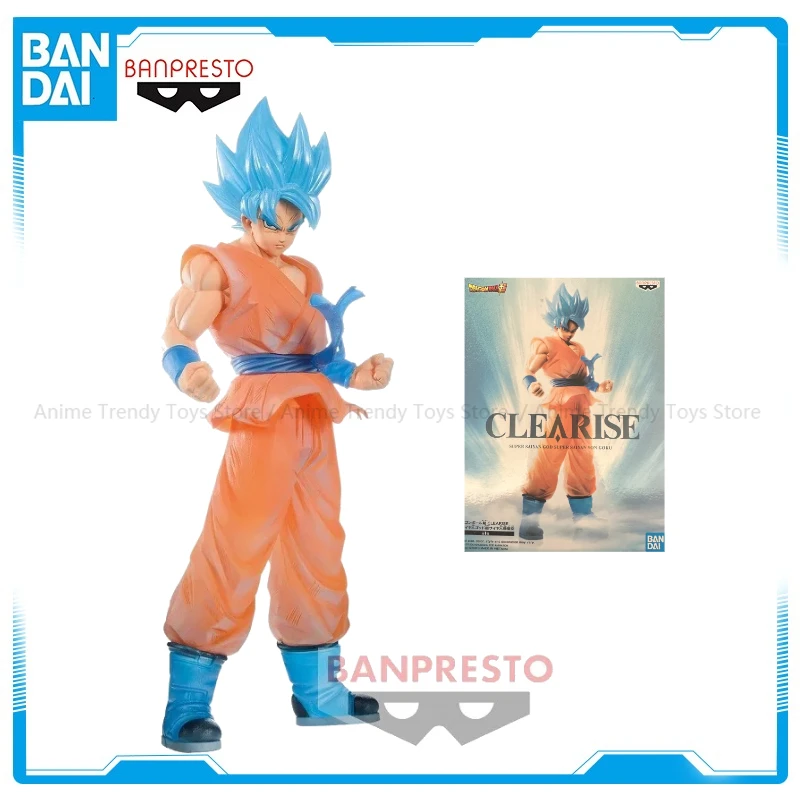 

В наличии Bandai Original Banpresto Anime Dragon Ball Z CLEARISE Super Saiyajin Blau Son Goku Фигурка Модель WY