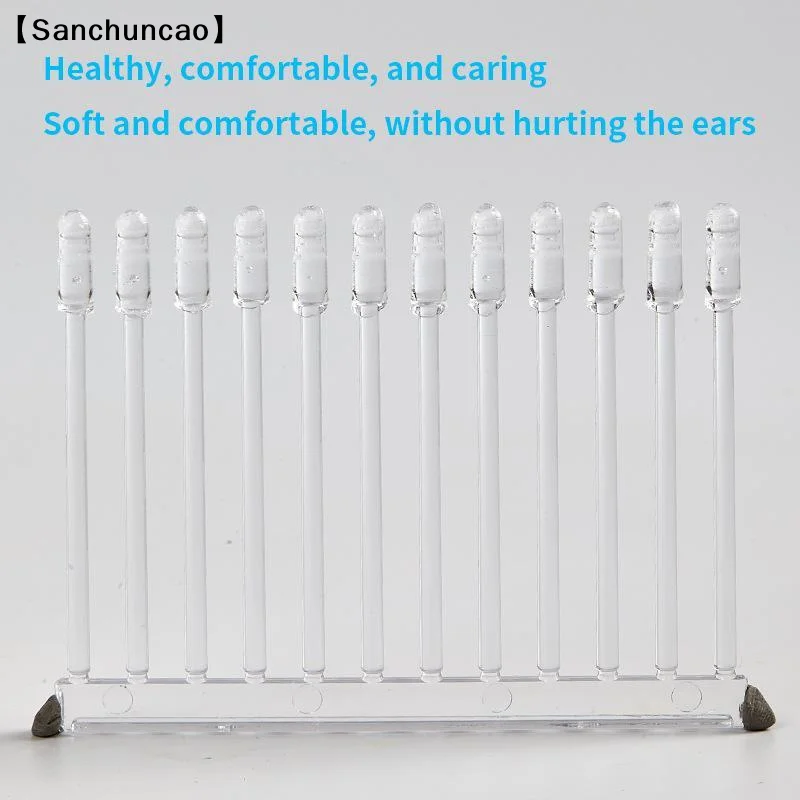 24Pcs Silicone EarWax Remover Sticky Ear Pick Not Hurt Ear Digging Spoon Ear Digging Earwax Remover For Older Adults Kids〔San〕