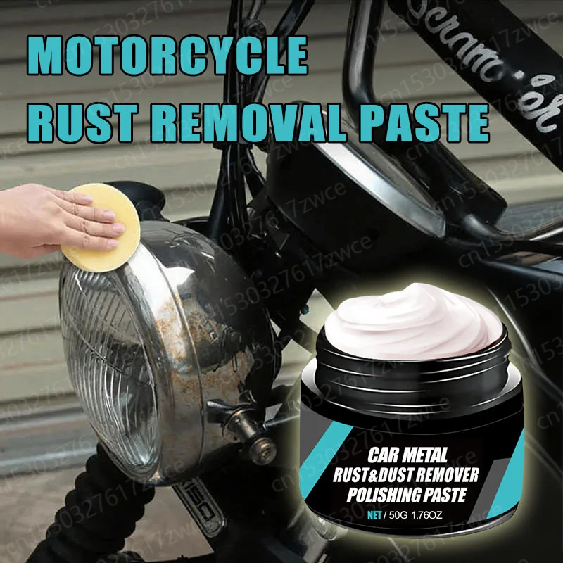

Motorcycle Universal Metal Wheel Hub Rust Car Scratch Repair Polishing Wax Metal Oxidize Rust Restorer Cream Wheel Hub Polish