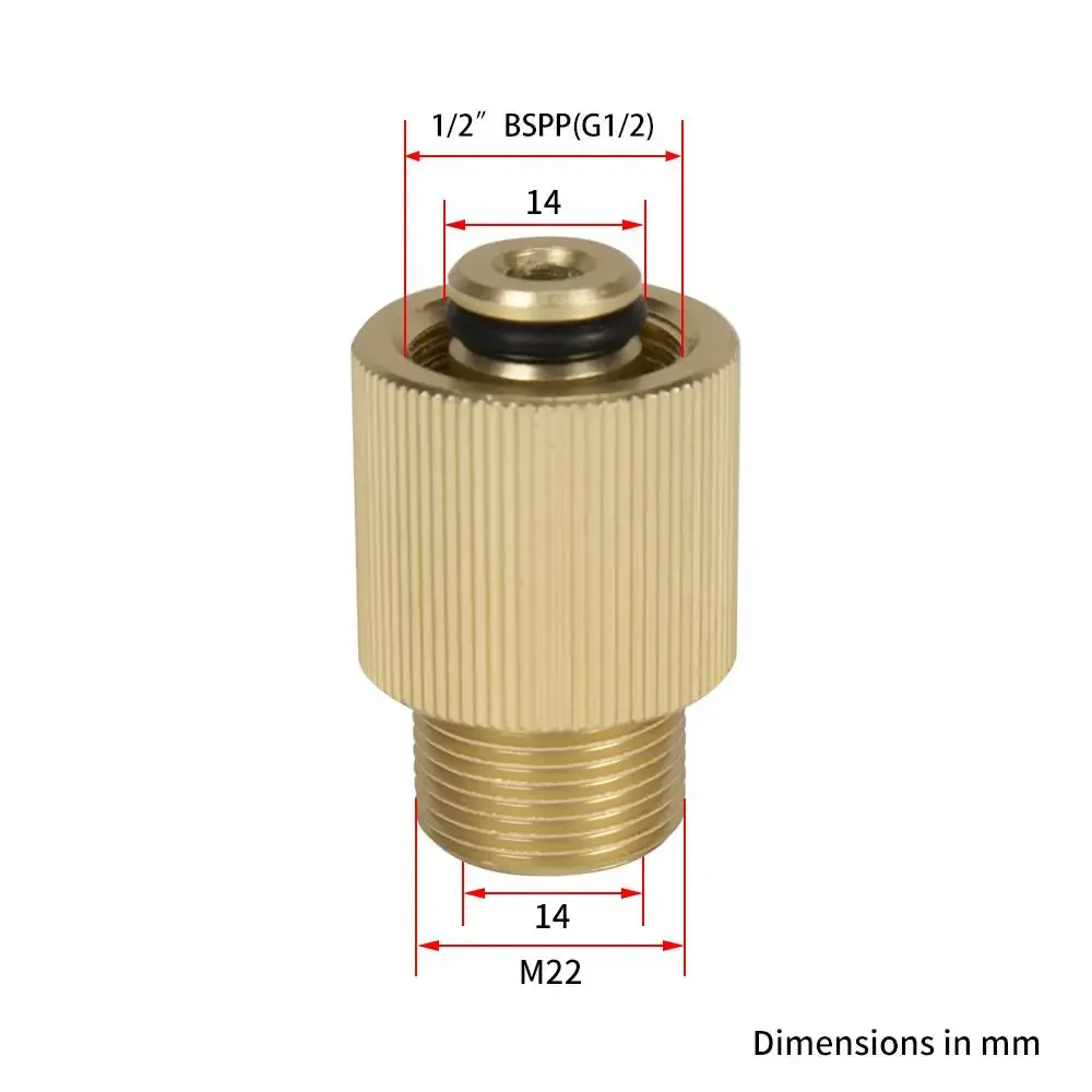 High pressure washer car washer outlet connector adapter converting 1/2\