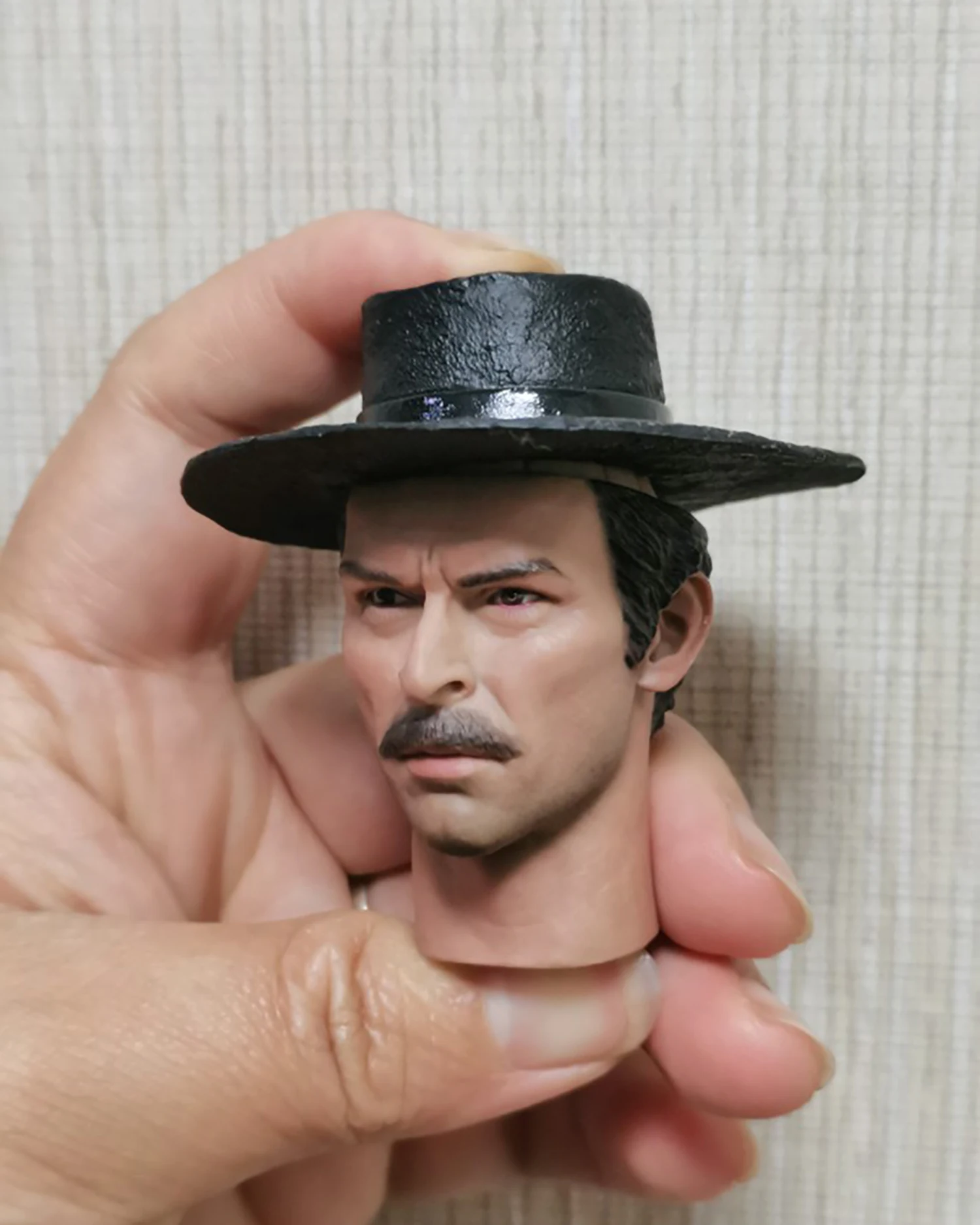 Lee Van Cleef Cowboy Man Head Carved 1/6 Movie Actor Head Model Fit 12\'\' Redman Hot Toys Action Figure